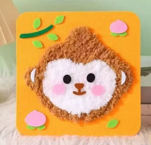 Hand-Sewing Fun Creative Cartoon Monkey