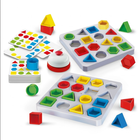 2-in-1 Educational Toy Set – Creative Mosaic & Shape Matching