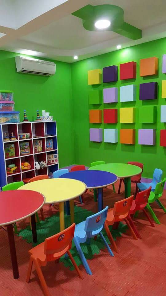 Crescent Shaped Kindergarten Table