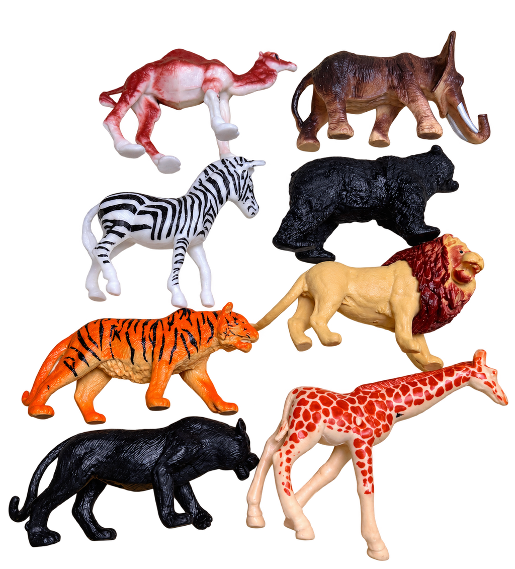 3-in-1 Animal Kingdom Adventure Set – Wild, Farm & Sea Animals