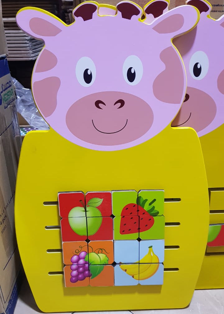 Fruits Maze Sensory Board