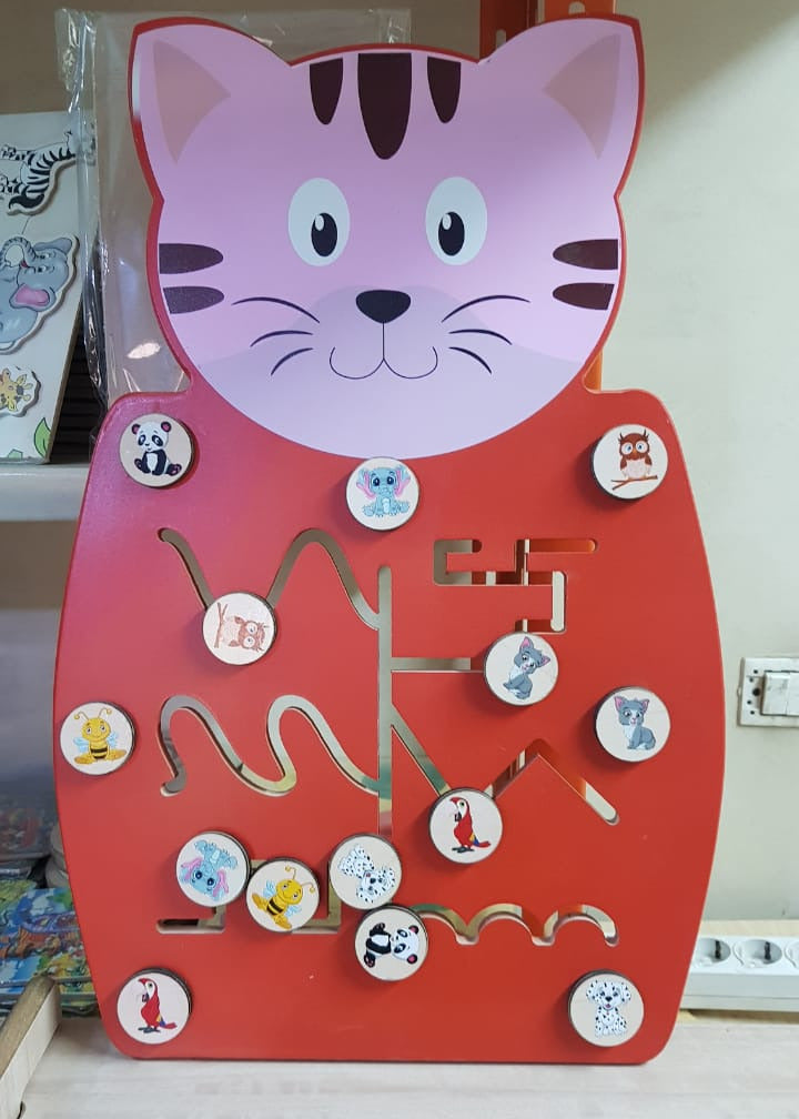 Animals Maze Sensory Board